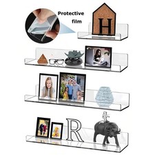 2pc Clear Acrylic Storage Rack