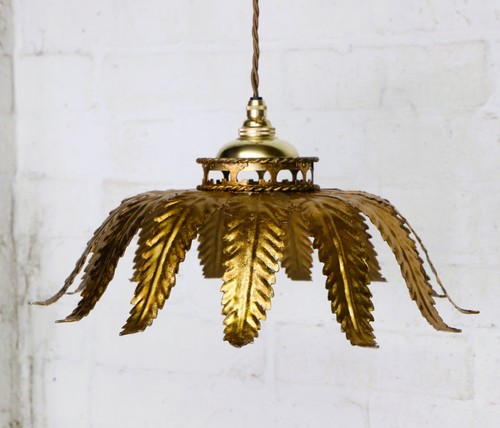 Ceiling light antique gilt - light,