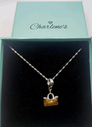 925 silver pendant necklace - 925, 40