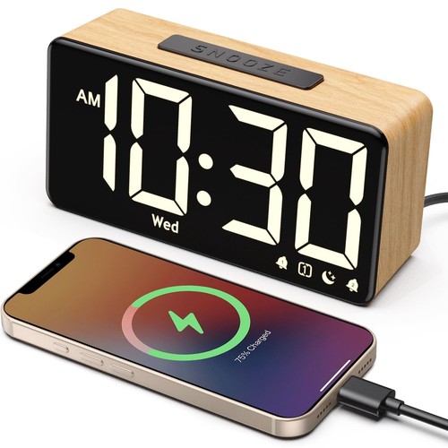 Goloza wooden digital alarm - goloza,