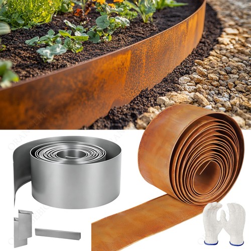 10m 50m metal garden edging - 10m-50m,