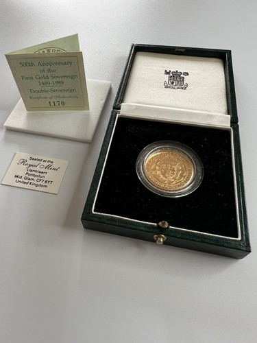1989 gold proof 500th - 1989,