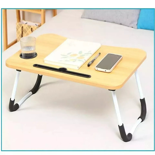Folding laptop bed - table, cup