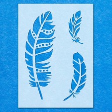Bird Birds Feathers Stencil