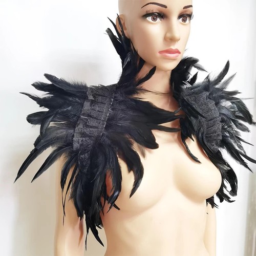 Feather shrug shawl - shawl, stole