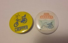RALEIGH CHOPPER 25mm  BADGE x2