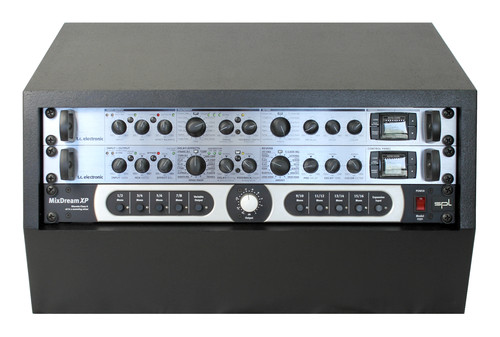 Black angled inch - 3u, 19"