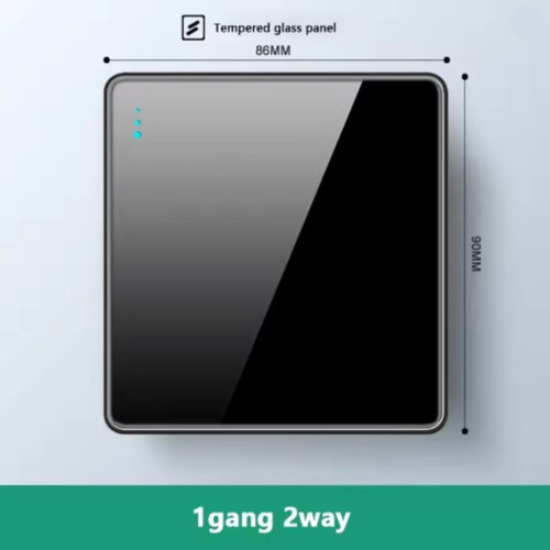 Black tempered glass - tempered,