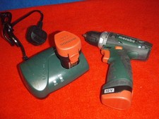 Metabo, Power maxx BS,Cordless Drill,2 x 12v Li-ion 2.0 a/h Batteries.& Charger,