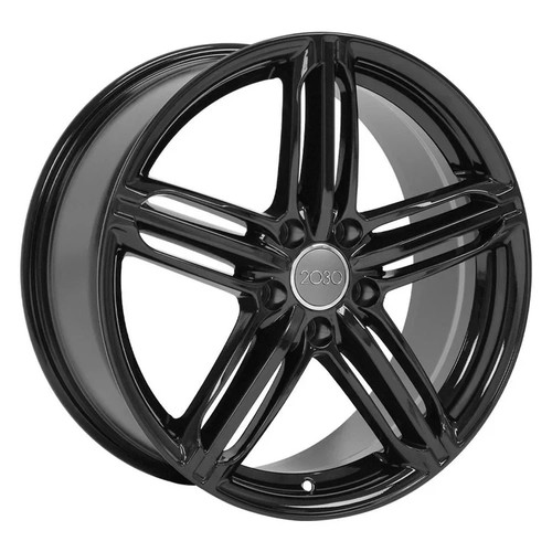 New 5x112 black alloy - black,
