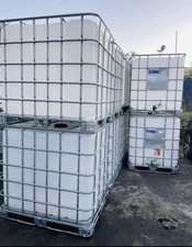 IBC 1000 Litre Plastic Water Container Tank - Used