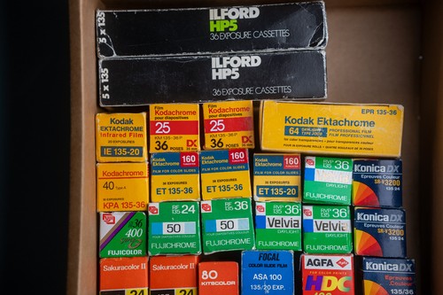 Expired 35mm film lot with - 35mm,