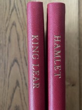 Hamlet & King Lear Shakespeare - Folio Society - Limited - LETTERPRESS VOLS ONLY