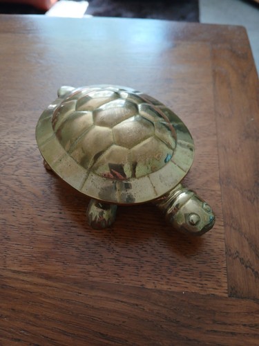 Brass turtle tortoise vintage - turtle,