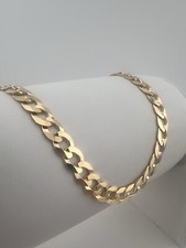 9ct solid gold men - gold, chain
