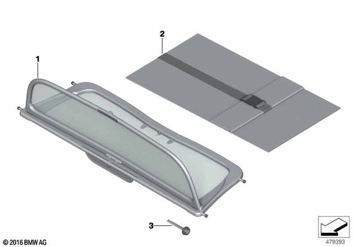 Mini genuine wind deflector - genuine,