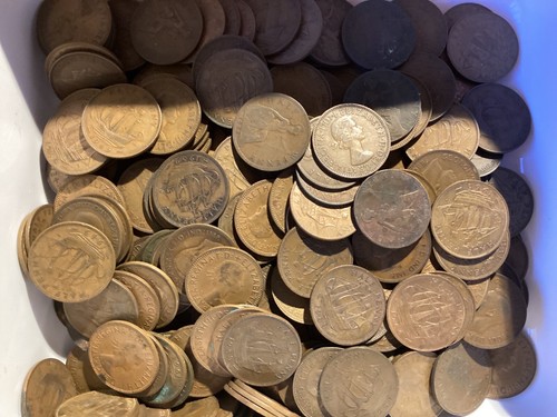 Half pennies bulk lot - 25,