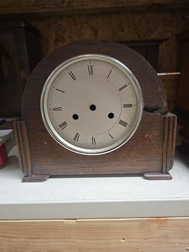 Antique clock case - clock, dial