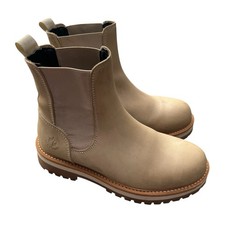 Lumberjack Vera Pelle Urban Nature Beige Women Chelsea Boots Leather Nubuck UK3