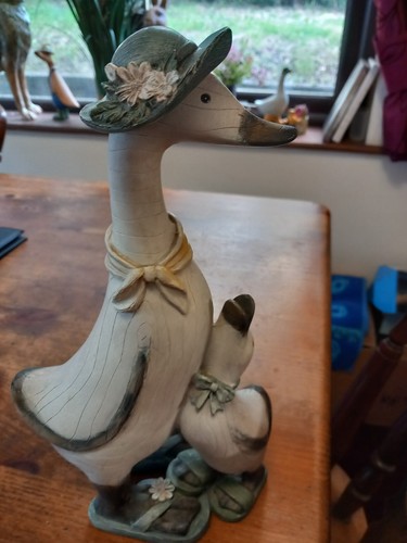 Wooden duck with - wooden, baby