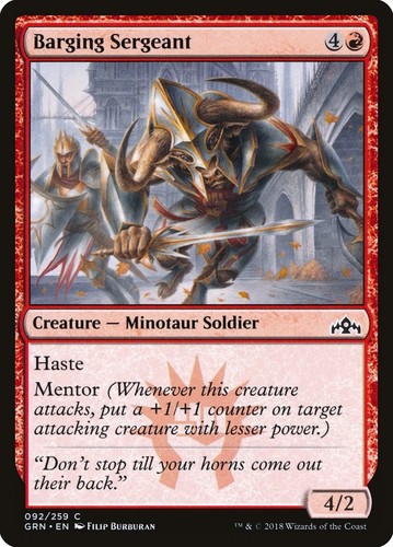 Mtg barging sergeant - [mtg], (092)