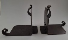 Rare: A pair of iron Brutalist