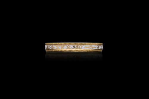 22ct gold white enamel - gold,