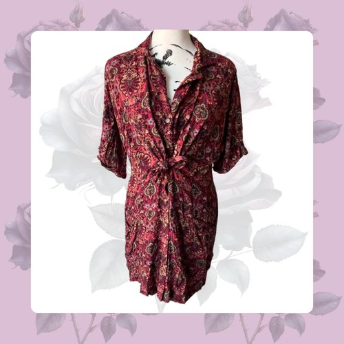 Urban outfitters red paisley - urban,