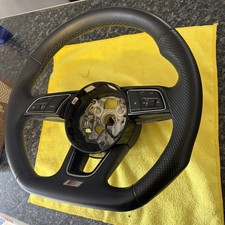 AUDI A1 A3 S3 8Y S LINE FLAT BOTTOM STEERING WHEEL PADDLE SHIFT 82A419091AH