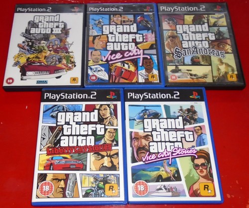 Gta games full set ps2 - x,