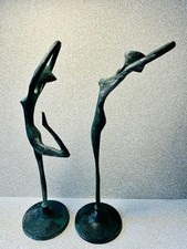 2 x Brass Faux Patina