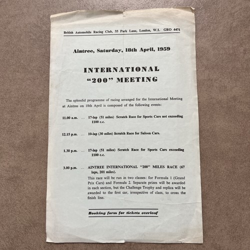 British automobile racing - british, club