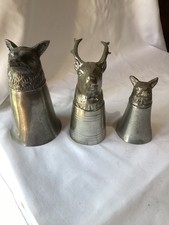 Vintage Trio of Stirrup cups