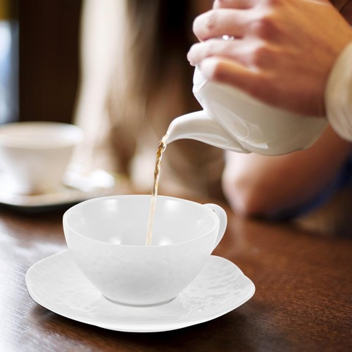Ceramic cup coffee with - coffee, saucer