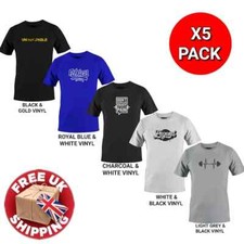 Men's Gym T-Shirt 5 Pack