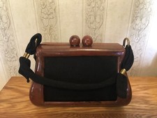 1940s Lucite Box Purse Handbag