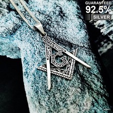 925 sterling silver - silver, masonic