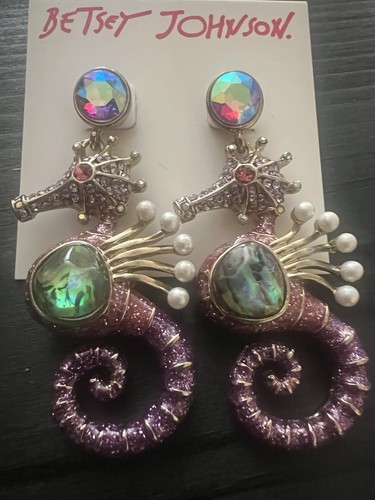 Betsey johnson purple - betsey, seahorse