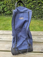 Rydale Navy Blue Horse Riding Boot Carrier / Boot Bag