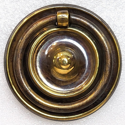 Brass ring handle pull