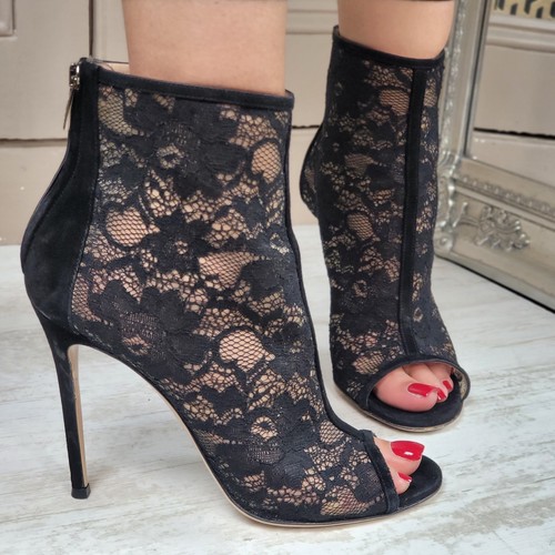 Gianvito rossi black lace - gianvito,