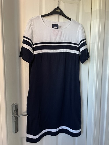 Next linen blend shift dress - next,