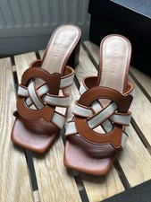 Coach Nikki Canvas Sandals