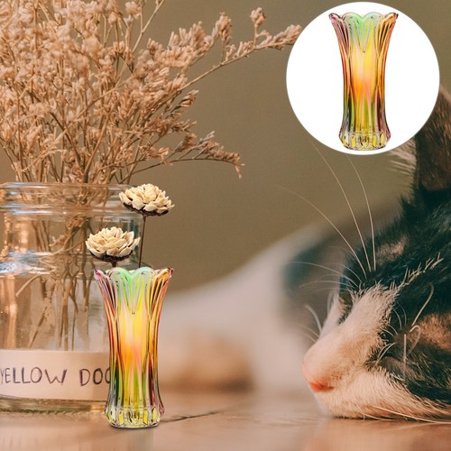 Crystal glass vase decorative - crystal,