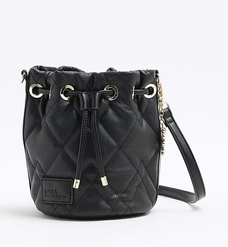 River island black quilted - ,
