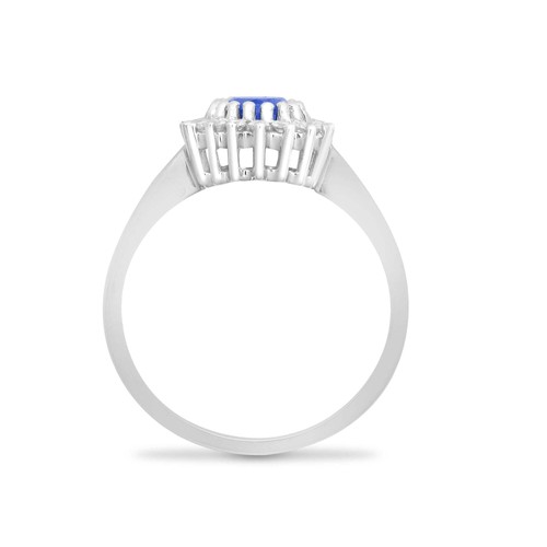 9ct white gold - white, diamond