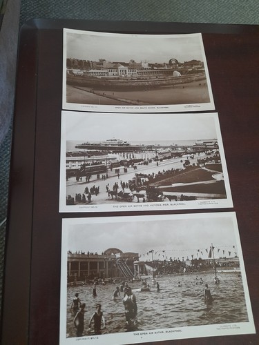 Old postcards open air - old,