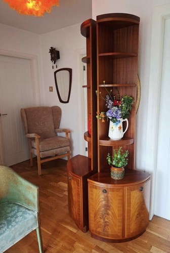 Vintage plan corner cabinet - plan,