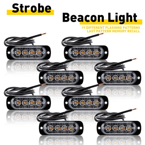 8pcs led strobe lights - 8pcs,