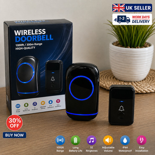 Wireless door bells waterproof - bells,